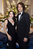 Cannes Chiara Bontempi, Gianmarco Tamberi  leave Hotel Martinez MP