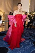 Cannes Peraya Malisorn Faye leaves Hotel Martinez MP