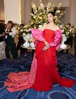 Cannes Peraya Malisorn Faye leaves Hotel Martinez MP