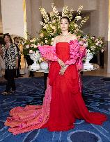 Cannes Peraya Malisorn Faye leaves Hotel Martinez MP