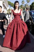 Cannes Cara Delevigne leaves Hotel Martinez MP