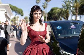 Cannes Cara Delevigne leaves Hotel Martinez MP