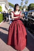 Cannes Cara Delevigne leaves Hotel Martinez MP