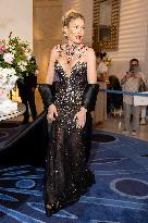 Cannes Hofit Golan leaves Hotel Martinez MP