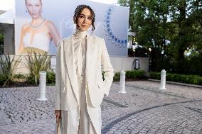 Cannes Mary Leest leaves Hotel Martinez MP