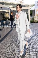 Cannes Mary Leest leaves Hotel Martinez MP