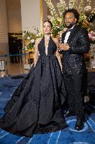 Cannes Clarice Alves, Marcelo Vieira da Silva Júnior leave Hotel Martinez MP