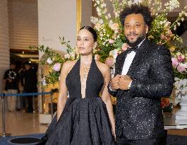 Cannes Clarice Alves, Marcelo Vieira da Silva Júnior leave Hotel Martinez MP