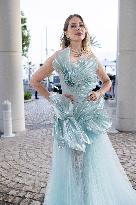 Cannes Ginta leaves Hotel Martinez MP