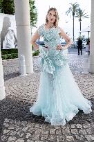 Cannes Ginta leaves Hotel Martinez MP