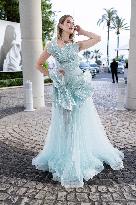 Cannes Ginta leaves Hotel Martinez MP