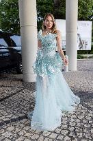 Cannes Ginta leaves Hotel Martinez MP