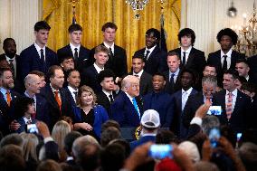 Donald Trump welcomes the University of Florida Gators - Washington