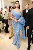 Cannes Yasmine Sabri leaves Hotel Martinez MP