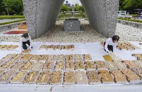 Airing of Hiroshima A-bomb victims list