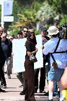 Cannes - Emily Ratajkowski Beach Photoshoot