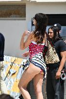 Cannes - Emily Ratajkowski Beach Photoshoot