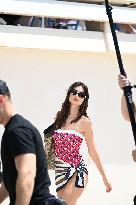 Cannes - Emily Ratajkowski Beach Photoshoot