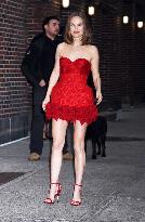 Natalie Portman At The Late Show - NYC