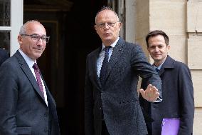 Members of Horizons and Independants meet with Prime Minister - Paris RL