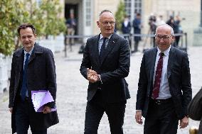 Members of Horizons and Independants meet with Prime Minister - Paris RL