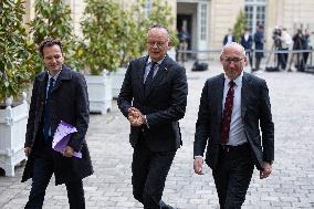 Members of Horizons and Independants meet with Prime Minister - Paris RL