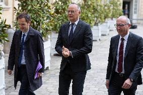 Members of Horizons and Independants meet with Prime Minister - Paris RL