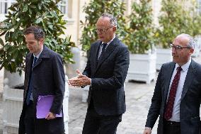 Members of Horizons and Independants meet with Prime Minister - Paris RL