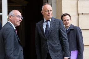 Members of Horizons and Independants meet with Prime Minister - Paris RL