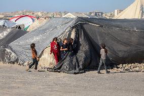 Gaza Seaport Becomes Displacement Shelter