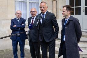 Members of Horizons and Independants meet with Prime Minister - Paris RL