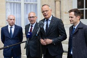 Members of Horizons and Independants meet with Prime Minister - Paris RL