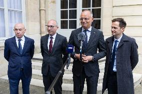 Members of Horizons and Independants meet with Prime Minister - Paris RL