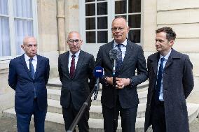 Members of Horizons and Independants meet with Prime Minister - Paris RL