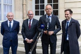 Members of Horizons and Independants meet with Prime Minister - Paris RL