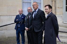 Members of Horizons and Independants meet with Prime Minister - Paris RL