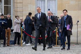 Members of Horizons and Independants meet with Prime Minister - Paris RL