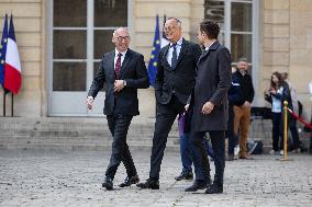 Members of Horizons and Independants meet with Prime Minister - Paris RL