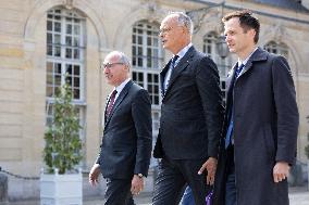 Members of Horizons and Independants meet with Prime Minister - Paris RL