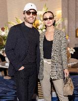 Cannes Amy May Jackson, Ed Westwick are spotted at Hotel Martinez MP