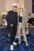 Cannes Amy May Jackson, Ed Westwick are spotted at Hotel Martinez MP