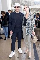 Cannes Amy May Jackson, Ed Westwick are spotted at Hotel Martinez MP