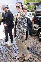 Cannes Amy May Jackson, Ed Westwick are spotted at Hotel Martinez MP