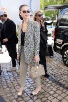 Cannes Amy May Jackson, Ed Westwick are spotted at Hotel Martinez MP