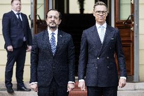 President of Cyprus visiting Finland