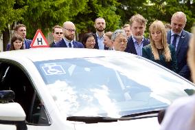 Official handover of adapted vehicles for inclusive driving schools in Kyiv