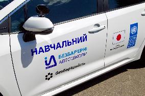 Official handover of adapted vehicles for inclusive driving schools in Kyiv