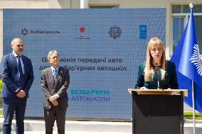 Official handover of adapted vehicles for inclusive driving schools in Kyiv