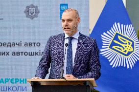 Official handover of adapted vehicles for inclusive driving schools in Kyiv