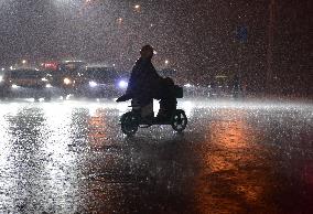 CCTV Issued Rainstorm Yellow Alert